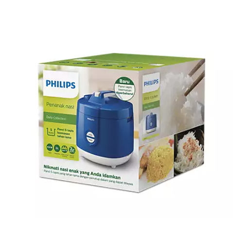 PHILIPS Rice Cooker 2 L - HD3131/31 Biru